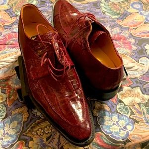 David Eden crocodile and ostrich skin